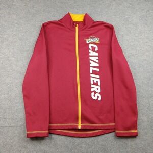 Cleveland Cavaliers Jacket Mens Small Red NBA Basketball Full Zip VF Imagewear